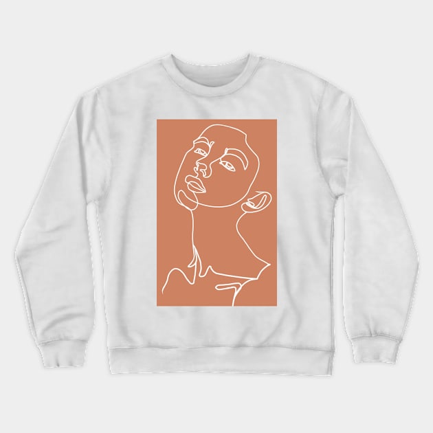 Barefaced Crewneck Sweatshirt by simple_choice